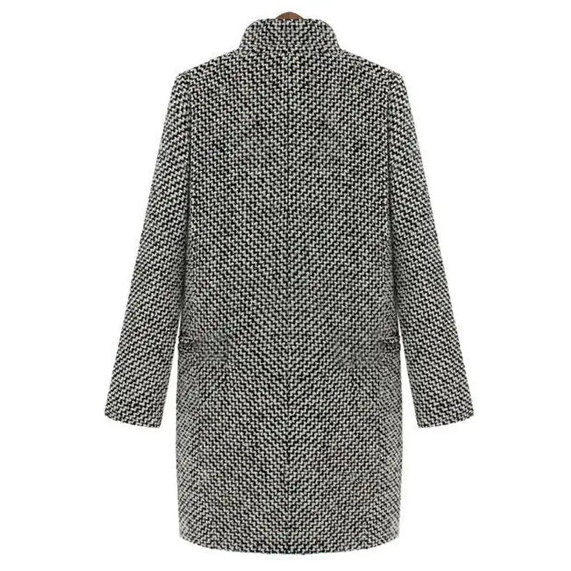 Aveline | Long jacket coat made of wool