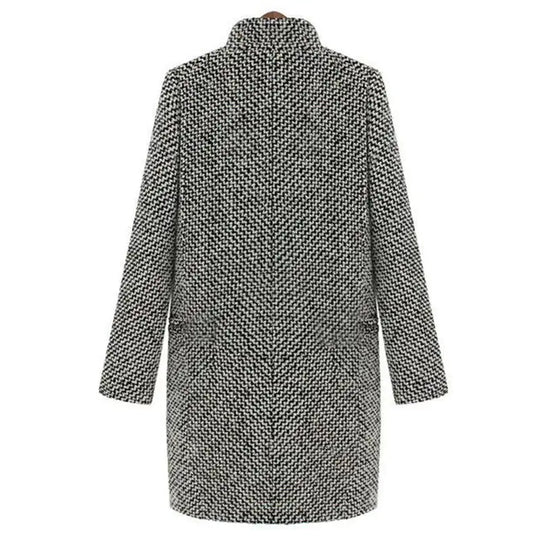 Aveline | Long jacket coat made of wool